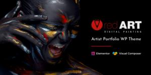 Red Art - Portfolio WordPress Theme